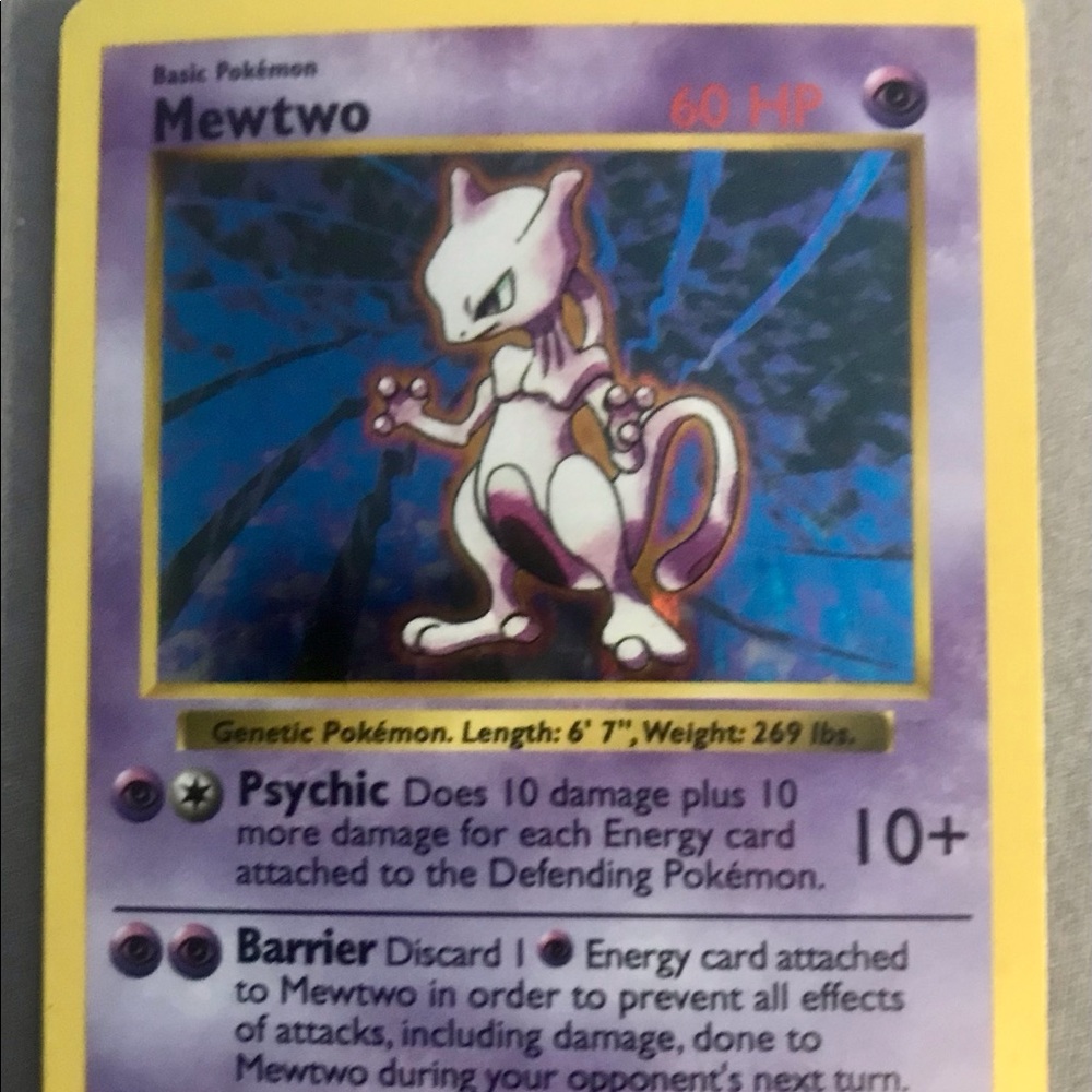 Mewtwo near mint shadowless